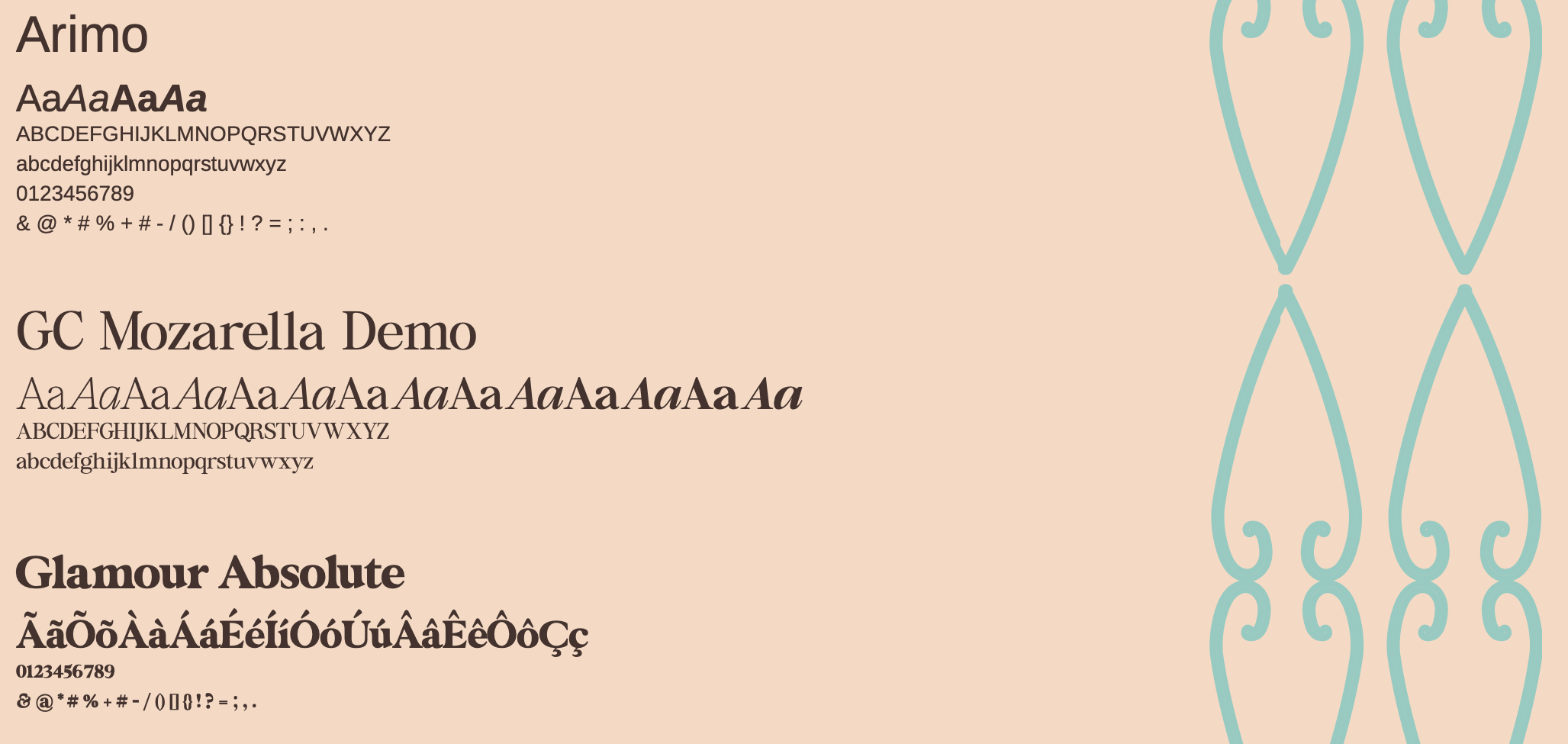 Typographic Hierarchy & Specimen